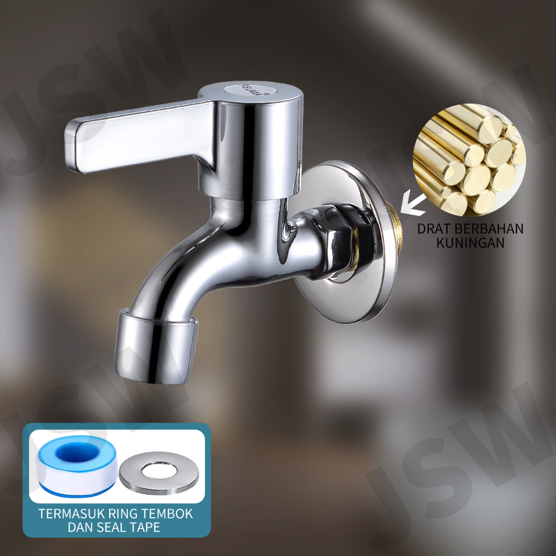 Kran Air Bak Mandi Kran Bathroom Stainless Steel Untuk Kamar Mandi Wastafel Bahan Berkualitas Tinggi