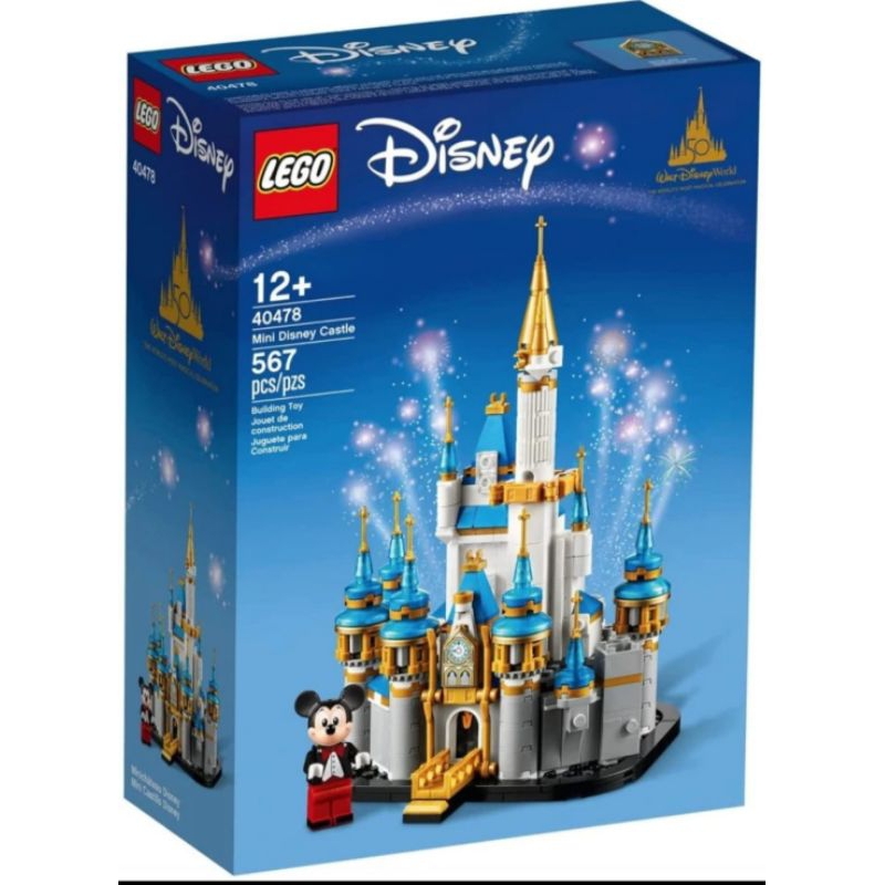 Lego x Disney 40478 mainan Lego versi Disneyland original lego walt disney