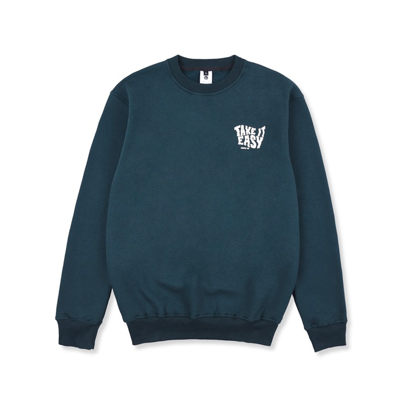 Crewneck Lucky _Us Hijau Botol