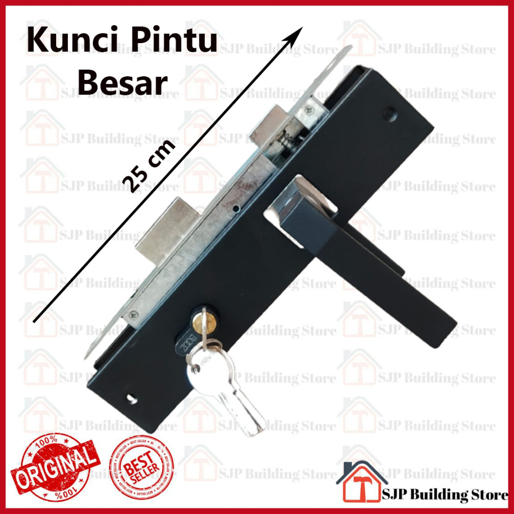KUNCI PINTU RUMAH BESAR KUNCI PINTU RUMAH PELAT HANDLE PINTU BESAR KUNCI PINTU BESAR KOMPLIT