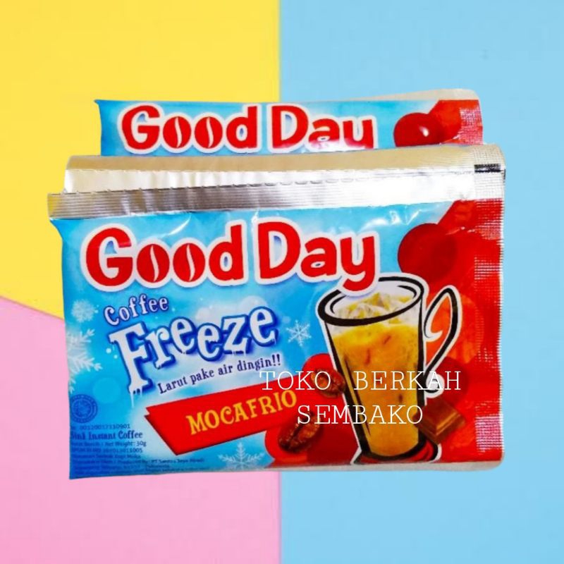 

( RENCENG ) Good Day Coffee Freeze MOCAFRIO Isi 10 PCS