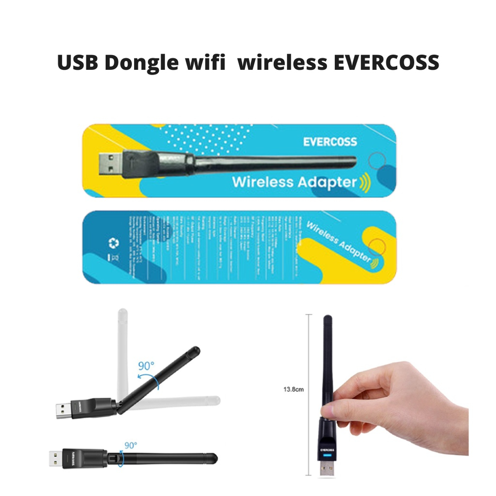Dongle Wifi Set top box merk Evercros Original