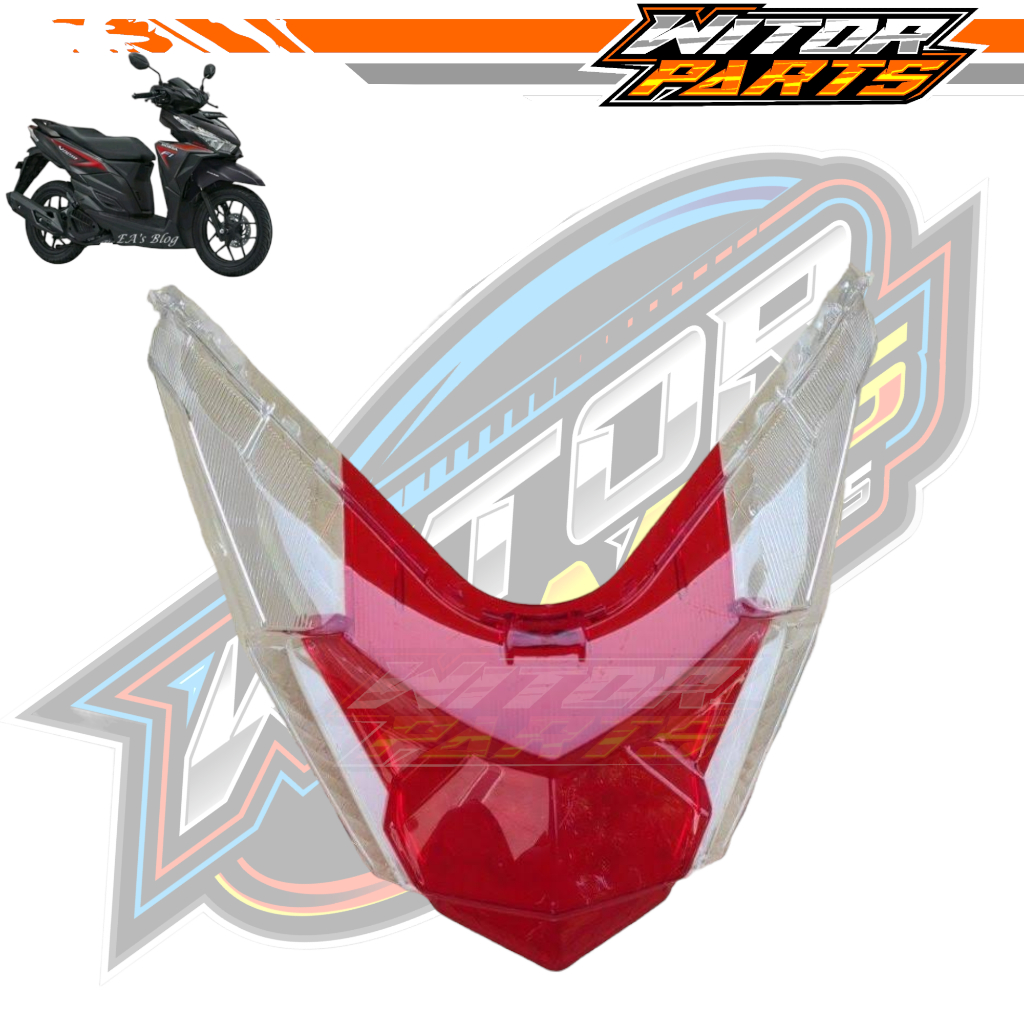 Mika Kaca Lampu Stop Belakang Honda Vario 125 Vario 150 Led Esp 2015 2016 2017 / Mika Lampu Belakang