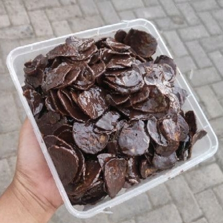 

keripik pisang coklat lumer