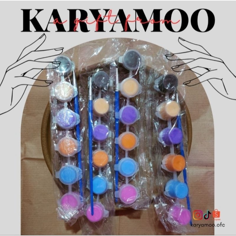 

Cat warna akrilik (Warna Sekunder) isi 6 mini cup