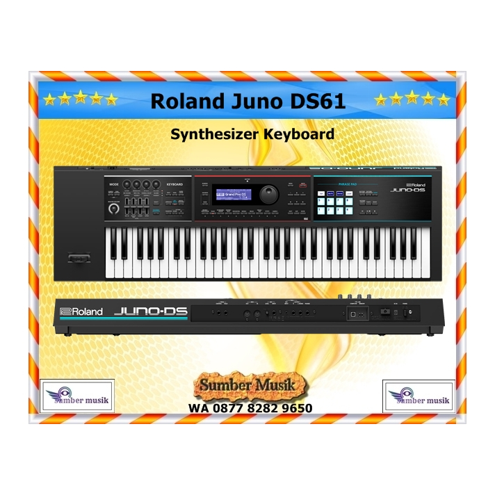 Roland Juno DS61/Juno-DS61/Juno DS 61 Synthesizer Keyboard Garansi resmi 1th