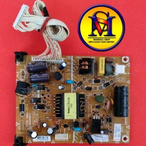 mesin PSU power suplay regulator tv Polytron PLD 20D9501 PLD20D9501