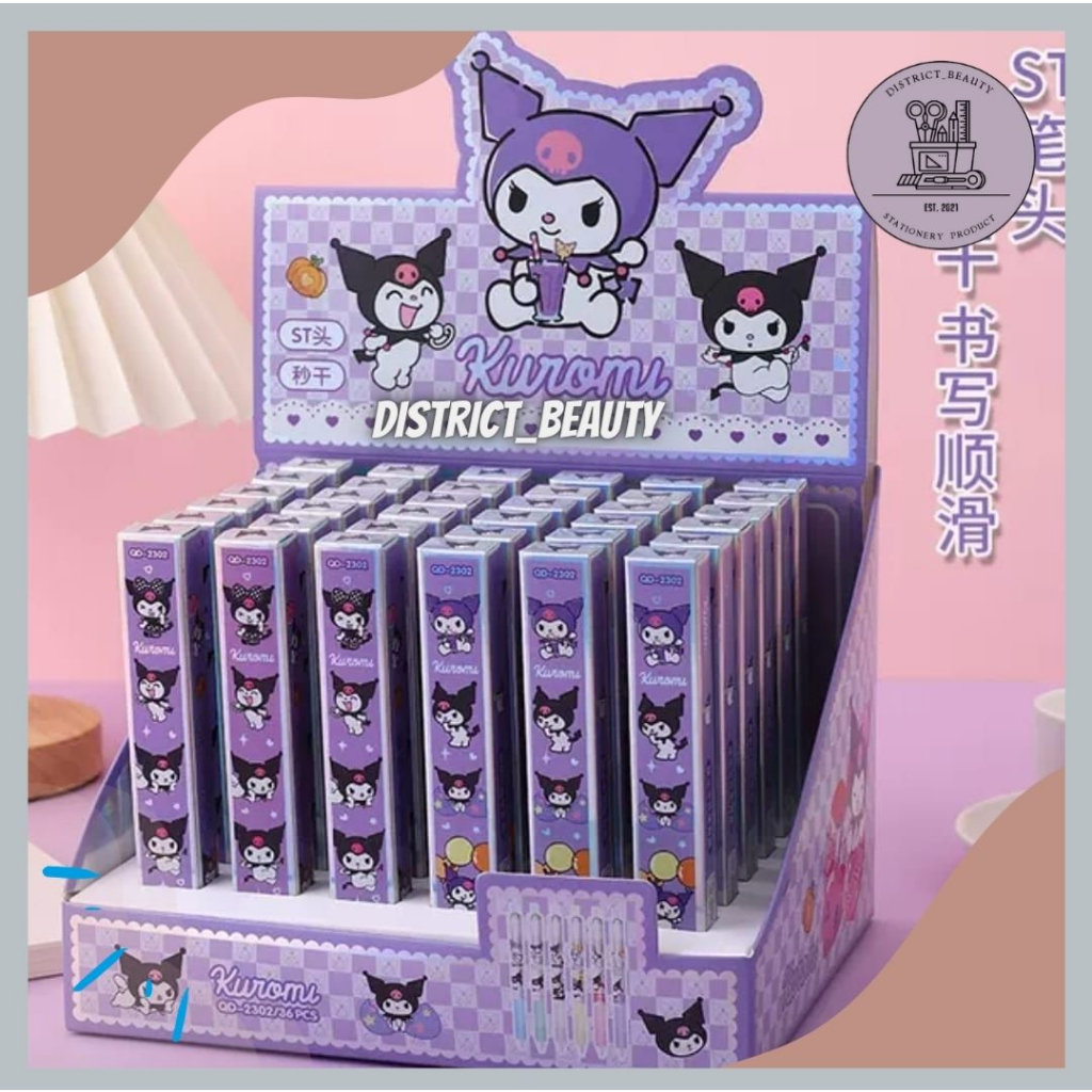 

PULPEN CETEK MISTERI KUROMI PEN CETEK BLIND BOX KUROMI 1 BOX 1 PCS