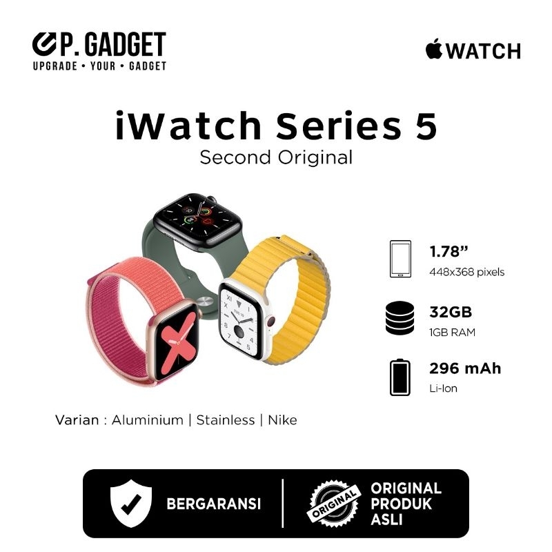 IWATCH SERIES 5 (SECOND ORIGINAL) IWATCH PONTIANAK