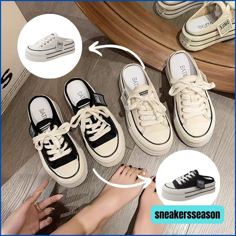 COD SS 789 Sepatu Sneakers Selop Wanita Premium Musim Panas