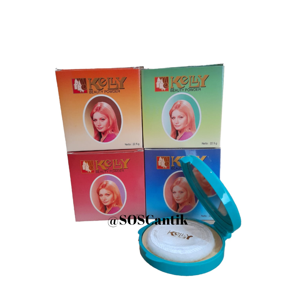 KELLY BEAUTY COMPACT POWDER / BEDAK KELLY / TWC KELLY BEDAK PADAT