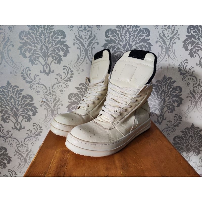 Sneakers Rick Owens Geobasket Leather size 40 fit 41-42 Made in Italy
