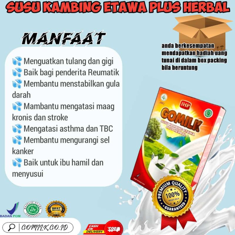 

susu kambing etawa gomilk herbal