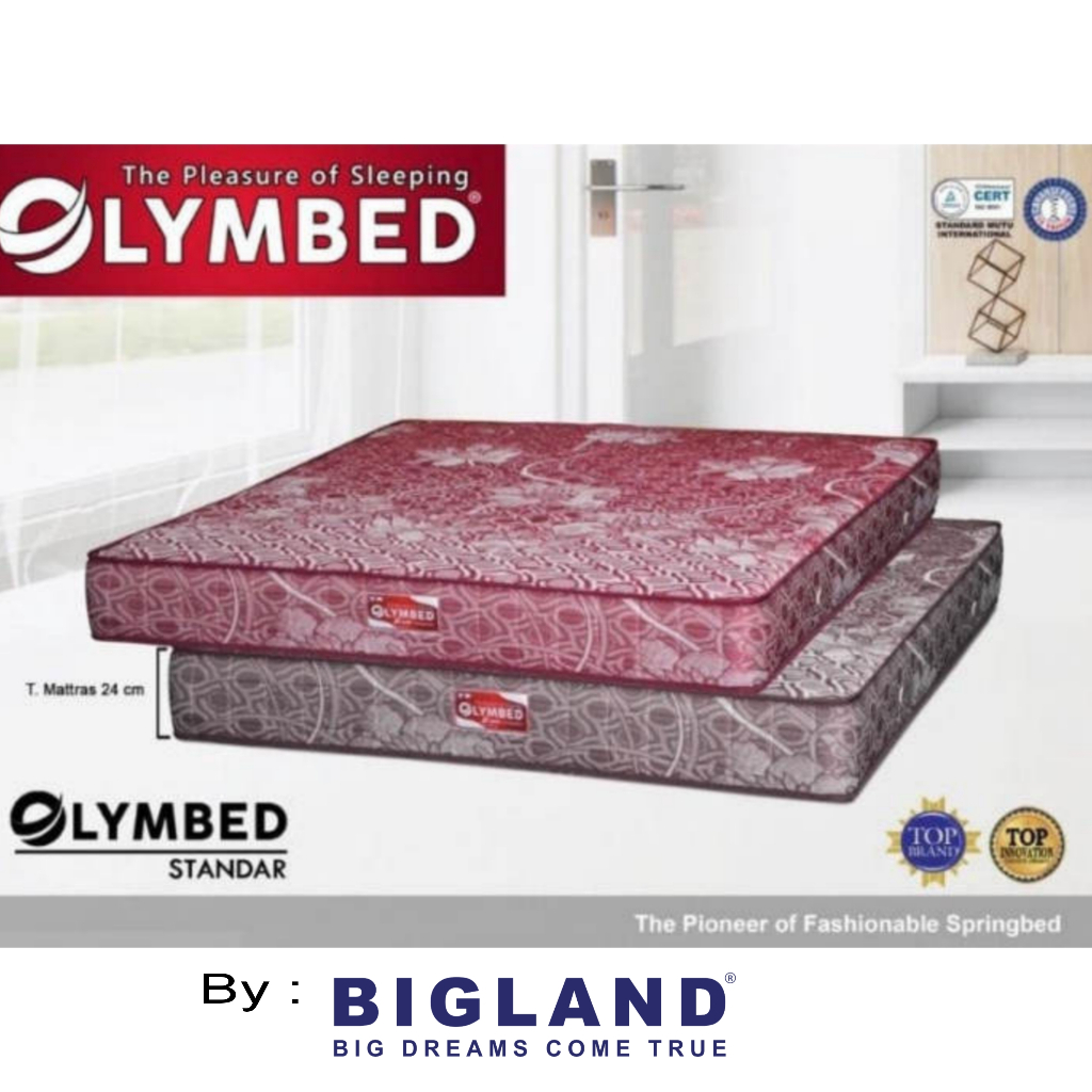 Matras Springbed Bigland Olymbed 120 140 160 180 Promo Murah Laris