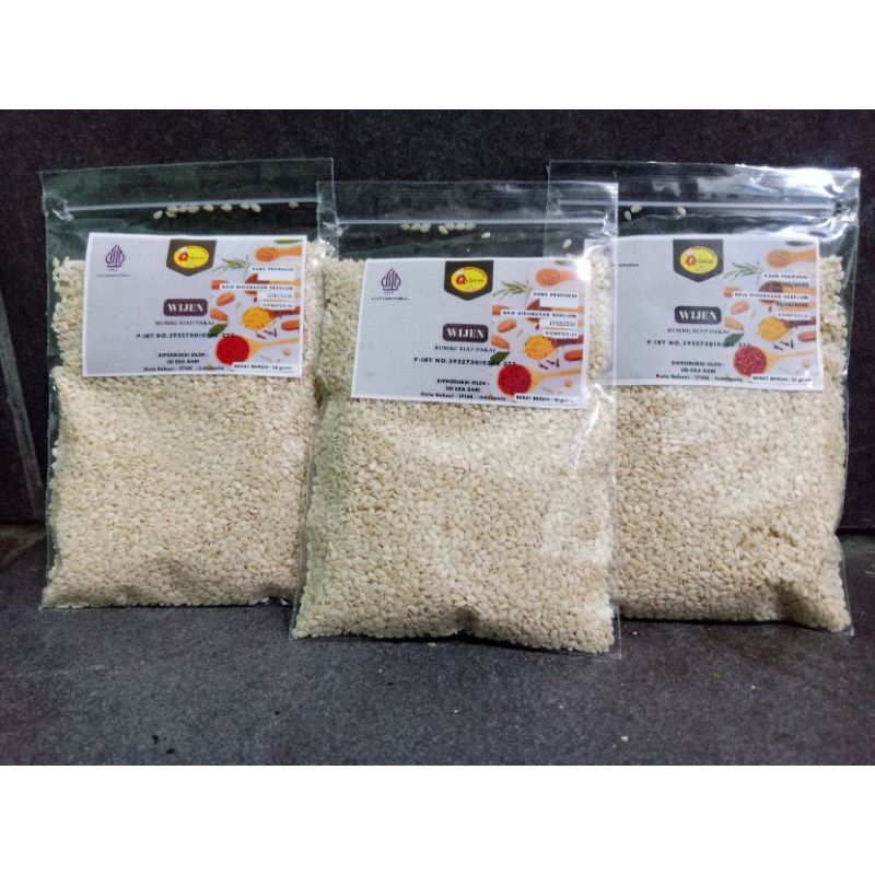 

bumbu|wijen|wijenputih|bijiwijen|50grm