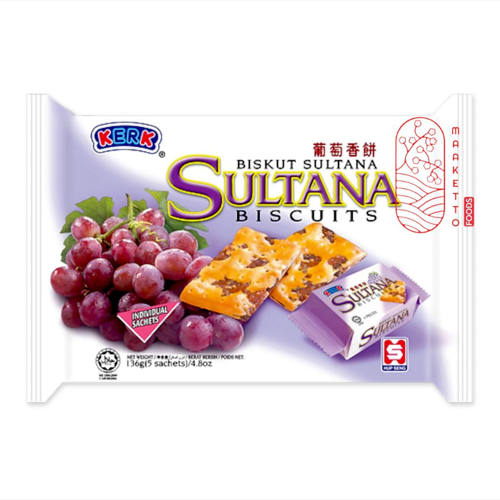 

Kerk Biskuit Sultana / Biskuit Kismis Sultana / Grape Biscuit 136gr