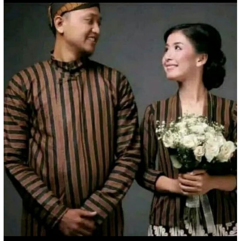 BAJU JAWA PRIA & WANITA | KEBAYA LURIK KUTU BARU | SURJAN LURIK | SORJAN LURIK | PERLENGKAPAN PAKAIA