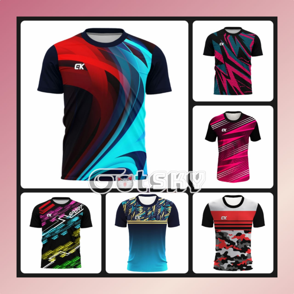 KAOS JERSEY PRINTING PRIA/WANITA (UNISEX) CK TR.098 - TR.103