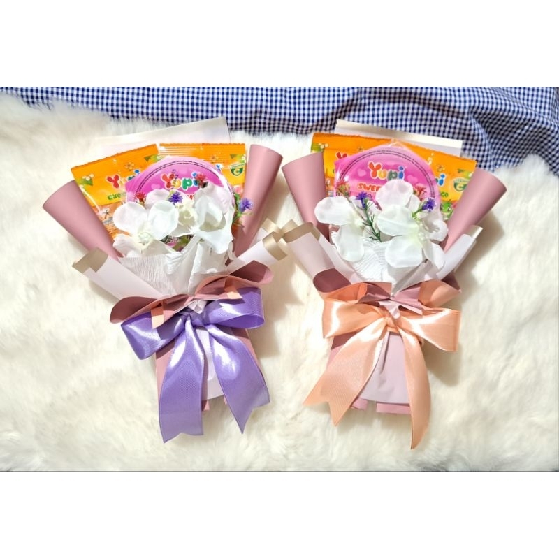 

bucket|mini bouquet|bouquet snack|bouquet murah