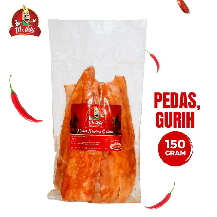 

Keripik Sanjay Mr.Ikki Khas Minang 150 gram | Keripik Singkong Balado