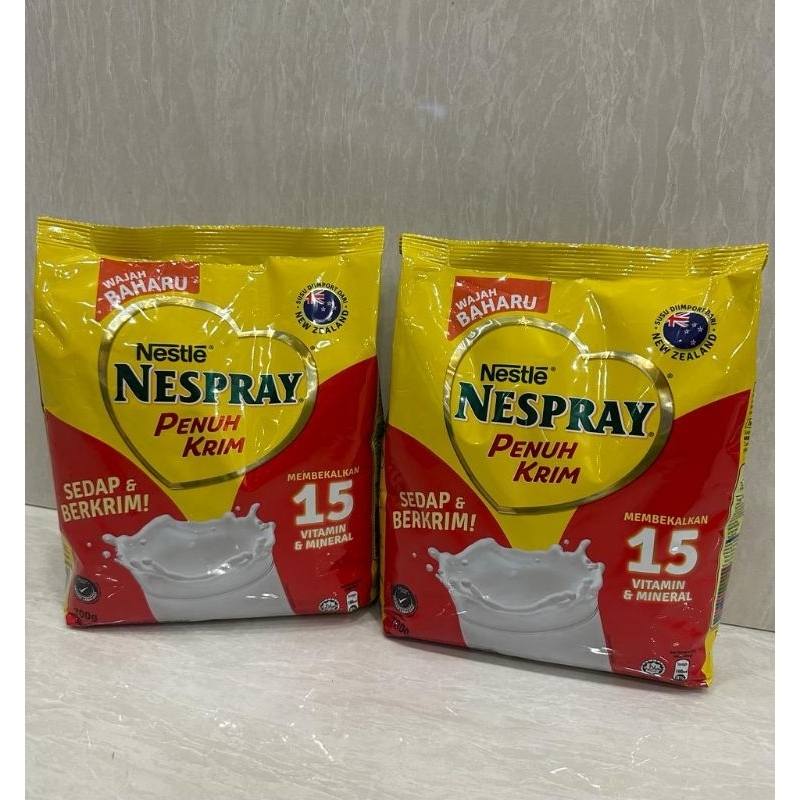 NESPRAY PENUH KRIM SUSU TEPUNG NESTLE MALAYSIA FULL CREAM 700gr
