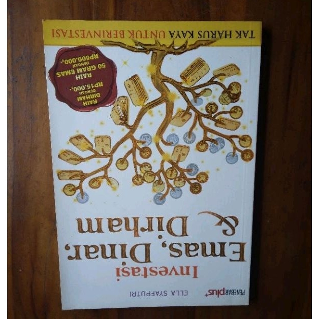 buku INVESTASI Emas Dinar dan dirham - Ella Syafputri - Buku murah original