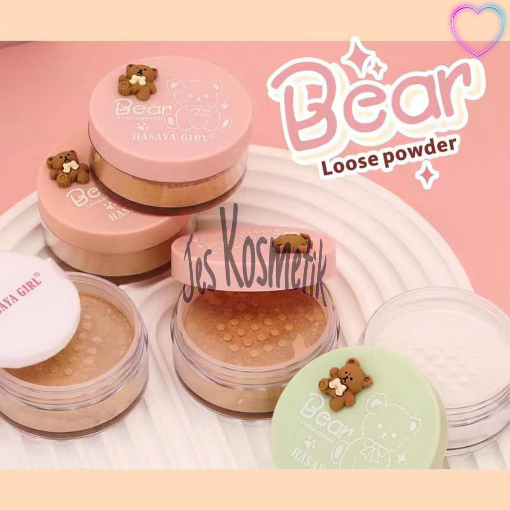 Hasaya Girl Bedak Tabur Loose Powder / Grosir Kosmetik