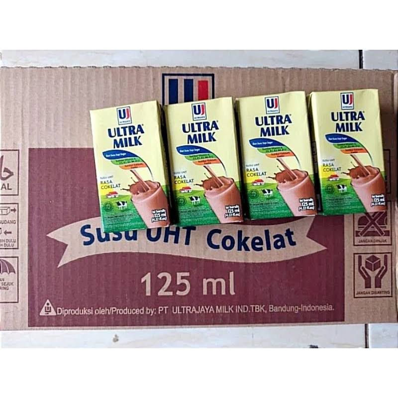 

Ultra Susu UHT Cokelat 125ml 1 dus isi 40