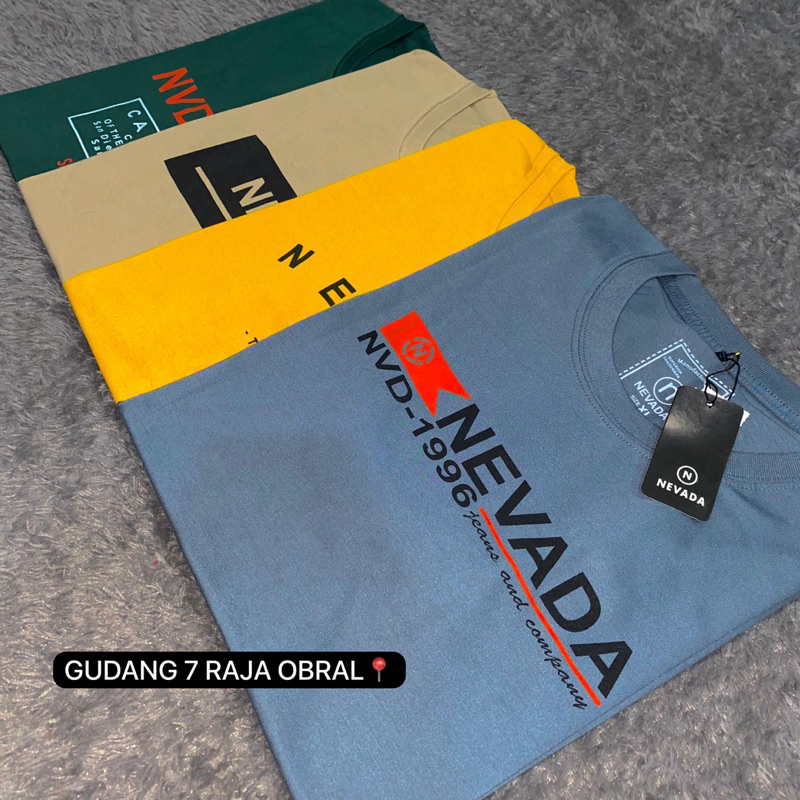 kaos distro pria || paket 6 pcs kaos nevada || kaos pria distro || kaos || kaos pria & wanita || kao