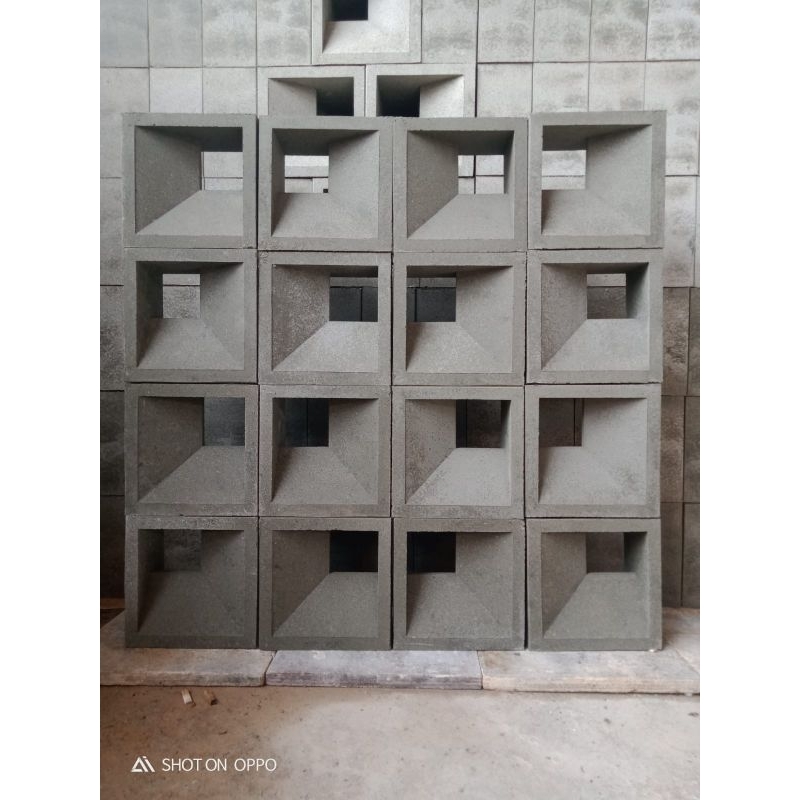 roster beton dua sisi, loster beton dua sisi, roster minimalis