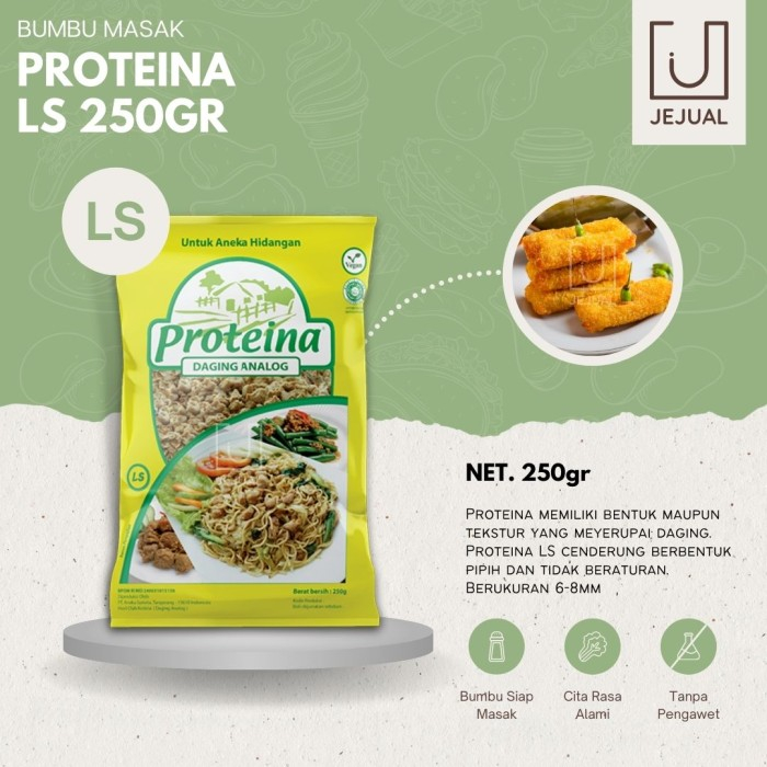 

DAGING NABATI Proteina LS 250gr Protein Dari Jamur Vegetarian/Vege/Vegan Halal Lezat Enak 250 gram