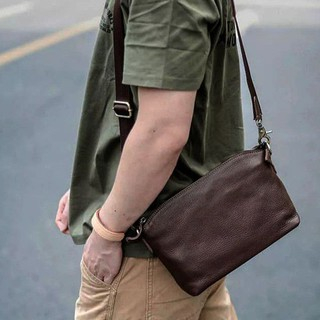 Tas Kulit Asli Selempang Original - Tas Selempang Kulit Asli Pria - Tas Kulit Pria