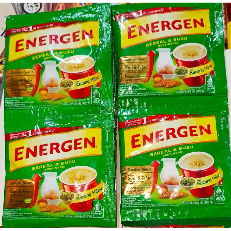 

Energen Kacang Hijau /1 renceng isi 10