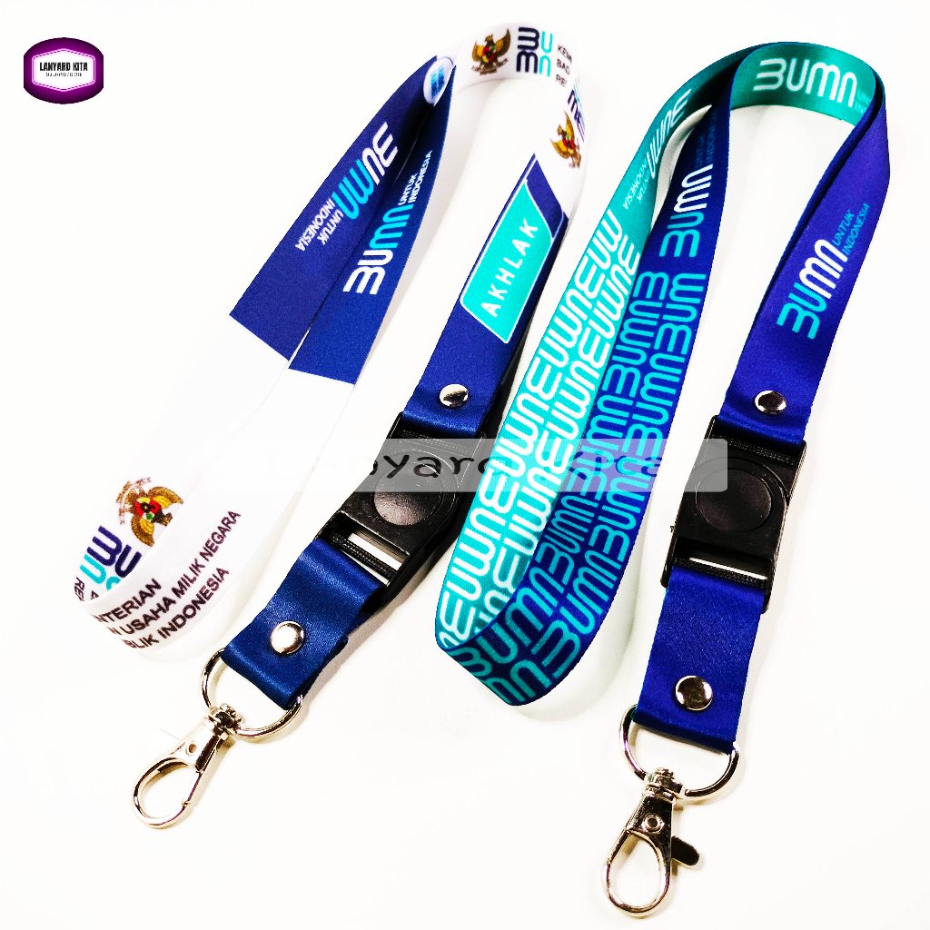 

BUMN TALI LANYARD ID CARD PRINTING BUMN GANTUNGAN ID CARD