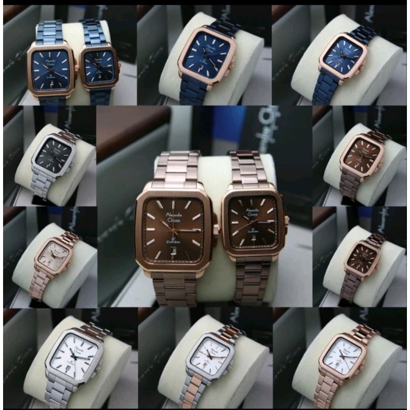 ORIGINAL JAM TANGAN PRIA DAN WANITA COUPLE AC 8687 / AC8687 /8687 GARANSI RESMI 1 TAHUN