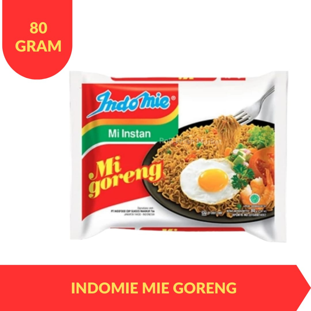

Indomie Mie Goreng 80 Gram