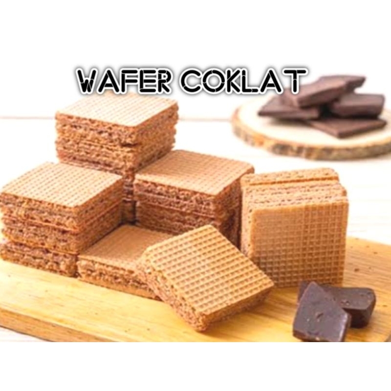

Wafer Coklat camilan Snack lebaran 1kg