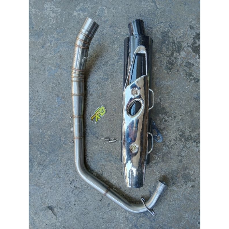 Knalpot Skorpio Candy Speed 99 pnp Tiger leher full stenlis