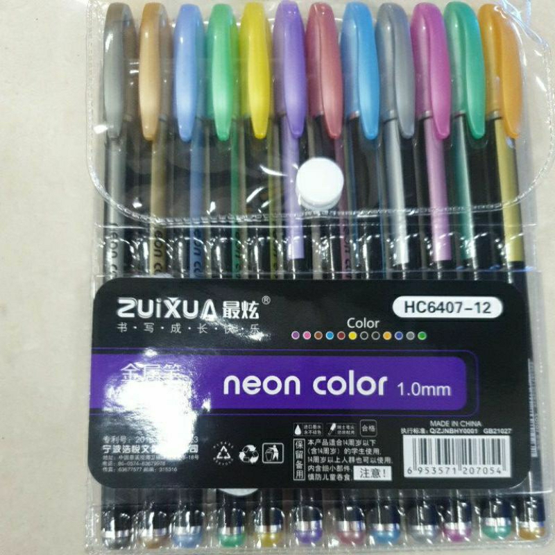 

NEON COLOR PEN ZUIXUAHC6407-12 12W