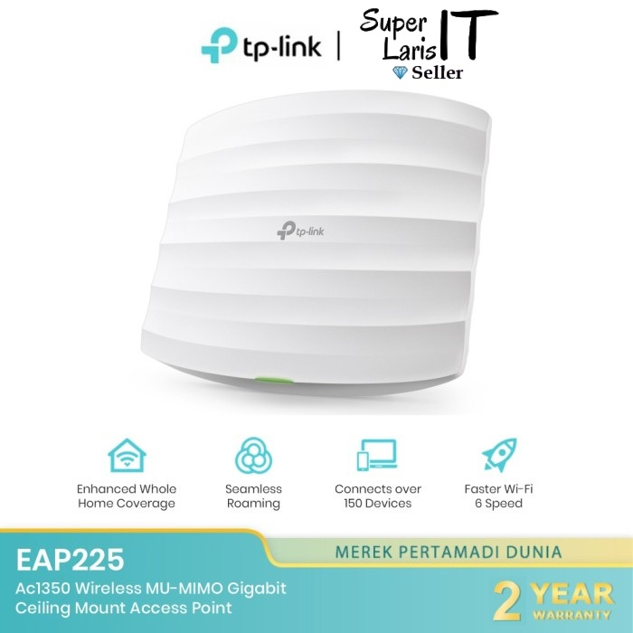 TPLINK EAP225 AC1350 Wireless Dual Band Gigabit