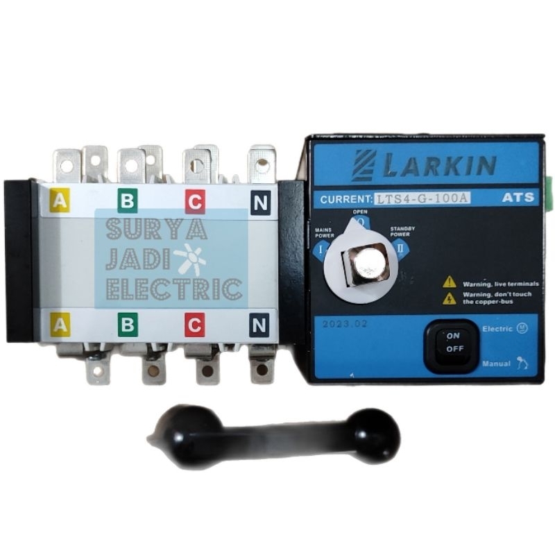 ATS Larkin LTS4-G 100A/4P 100A 4 Pole COS Motorized Larkin
