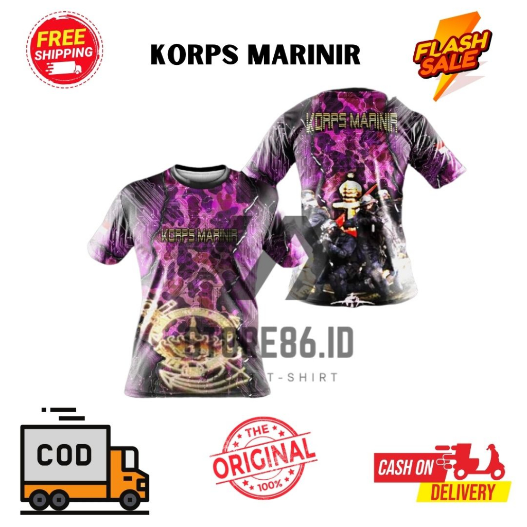 JERSEY KORPS MARINIR FULLPRINT SUBLIME / KAOS MARINIR DRIFIT / JERSEY MARINIR / FULL PRINTING