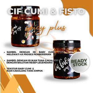 

[Ciferfood] Paket Cif Spicy Plus Cumi & Fisto/Tuna
