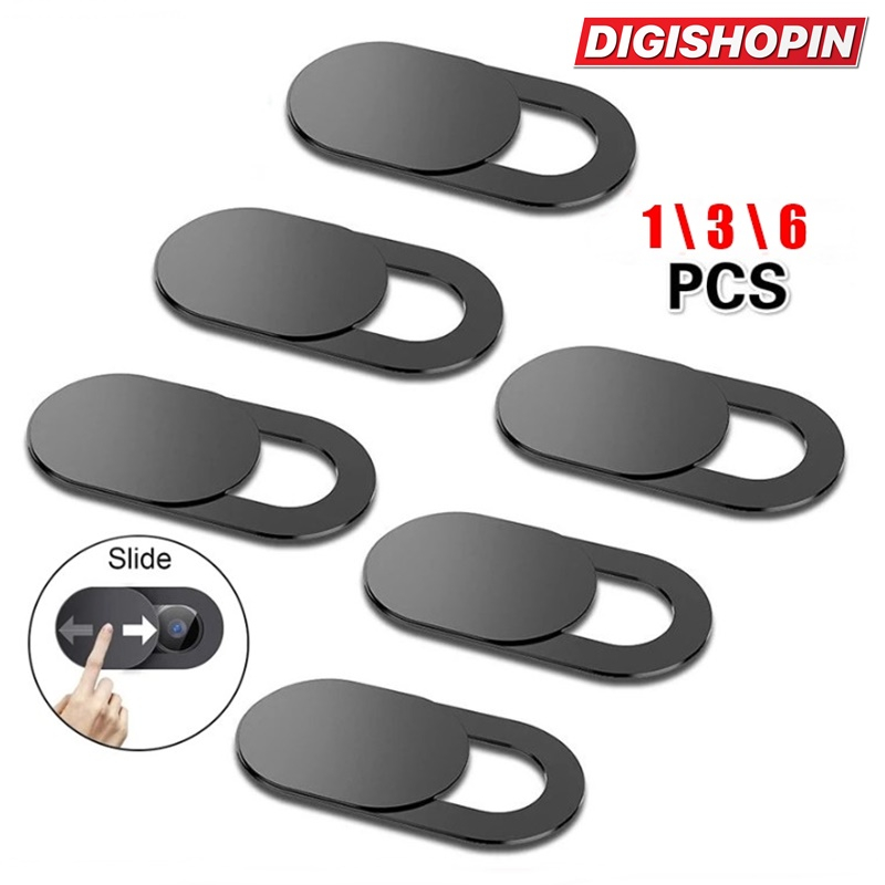 Pelindung Kamera Keamanan 6 Pcs Antispy  / Cover Slider Kamera / Webcam Privacy / Webcam Cover Kamer