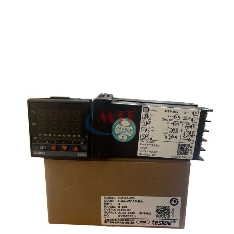 temperatur suhu teshow EM105-520