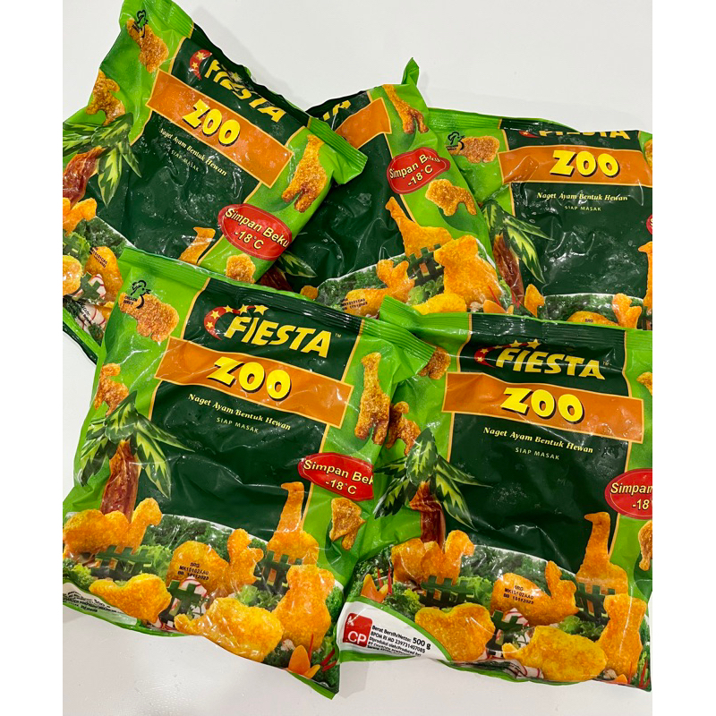 

Fiesta Zoo 400 Gr | Naget Ayam Bentuk Hewan | Frozen Food Murah