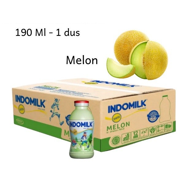 

Susu Botol Indomilk rasa Melon 24 pcs 190 ML