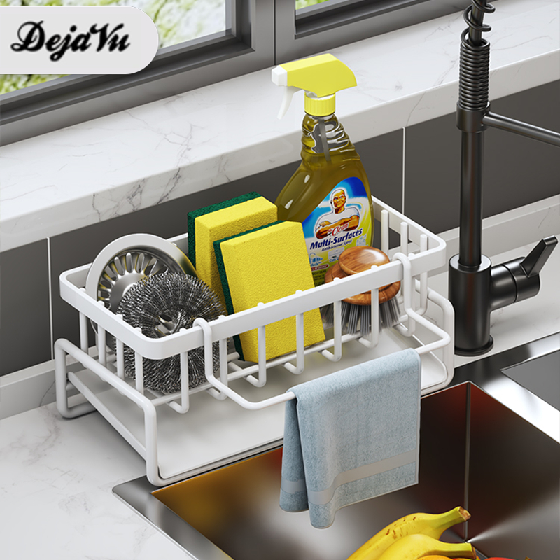 Dejavu Rak Sponge Sabun Cuci Piring Wastafel Dishwashers Stainless Nordic Rak Wastafel Dapur Tempat 