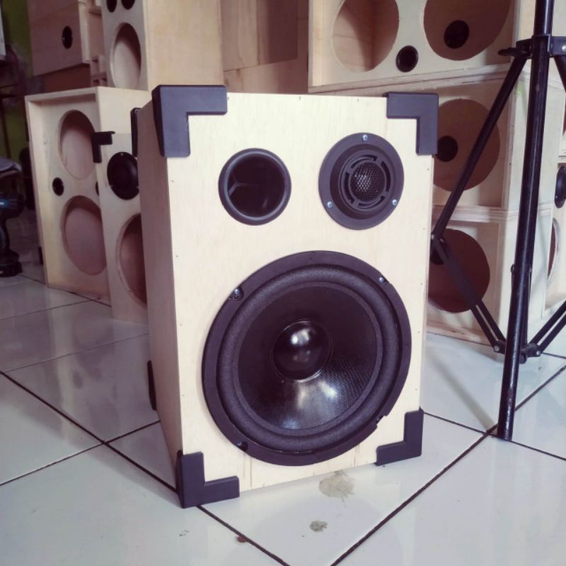 Box + speaker 8 inch + twetter triplek 12mm