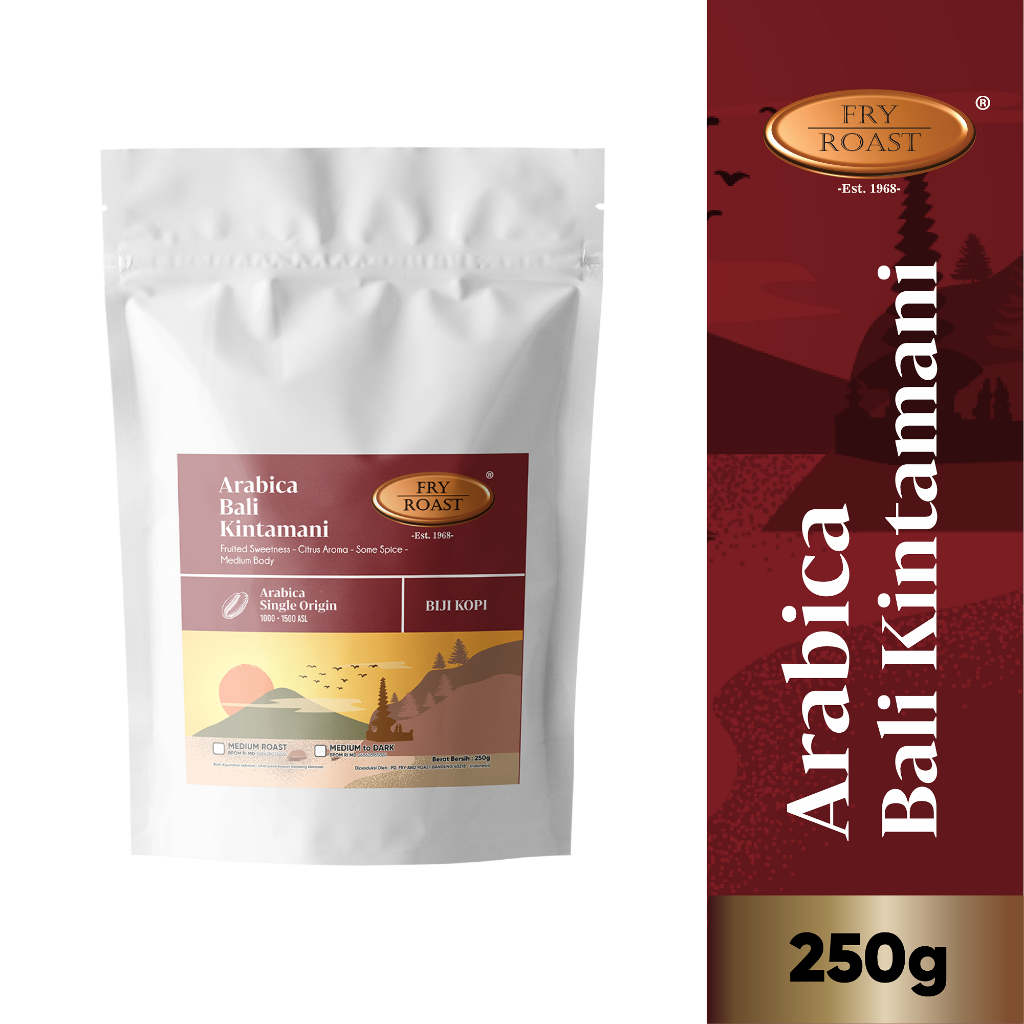 

KOPI ARABIKA BALI KINTAMANI 250 GRAM (BIJI/BUBUK)